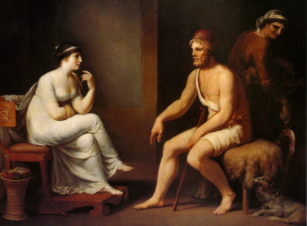 The Swineherd, the Dog, and the Beggar at the Door image